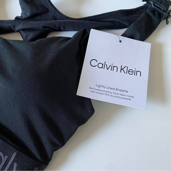 Calvin Klein wide band bralette & 3-pack thong - Picture 4 of 8